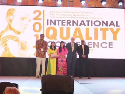 Yến sào Khánh Hòa nhận giải thưởng Chất lượng quốc tế châu Á Thái Bình Dương 2017